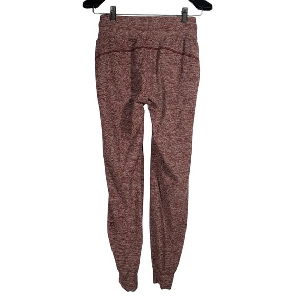 Lululemon Ready To Rulu Pants Joggers Raspberry Burgundy Athleisure Workout Gym - Picture 3 of 5